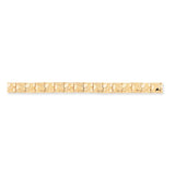 Solid,Casted,Polished,14K Yellow Gold,Fold-Over Clasp