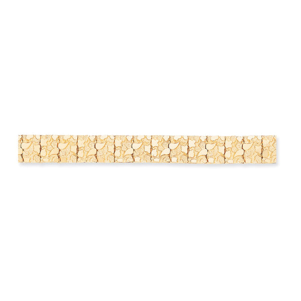 Solid,Casted,Polished,14K Yellow Gold,Fold-Over Clasp