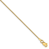 Solid,14K Yellow Gold,Lobster Clasp