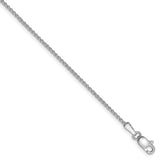 Solid,14K White Gold,Spring Ring Clasp