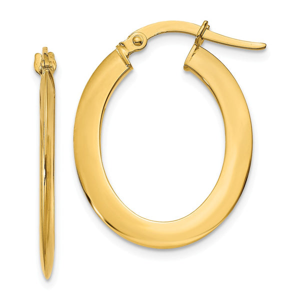 Earrings,Hoop,Gold,Yellow,14K,13 mm,1.5 mm,Pair,Wire & Clutch,Hoop