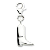 Polished,Sterling Silver,Fancy Lobster Clasp,Rhodium-Plated