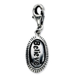 Polished,Enamel,Antique Finish,Sterling Silver,Fancy Lobster Clasp,Rhodium-Plated