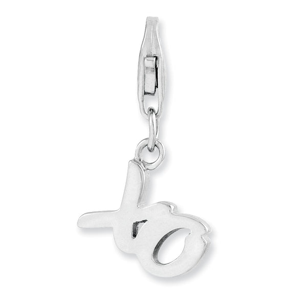 Sterling Silver,Fancy Lobster Clasp,Rhodium-Plated