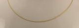 14K Yellow Gold Wheat Necklace