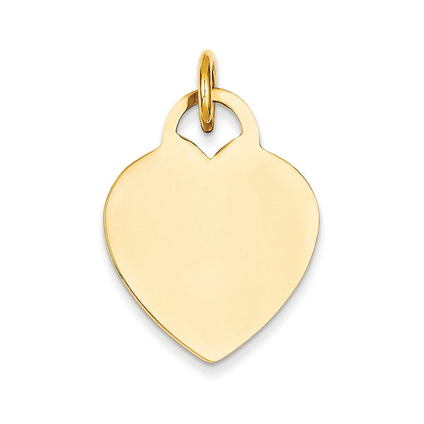 Solid,Polished,14K Yellow Gold,Stamped,Engravable