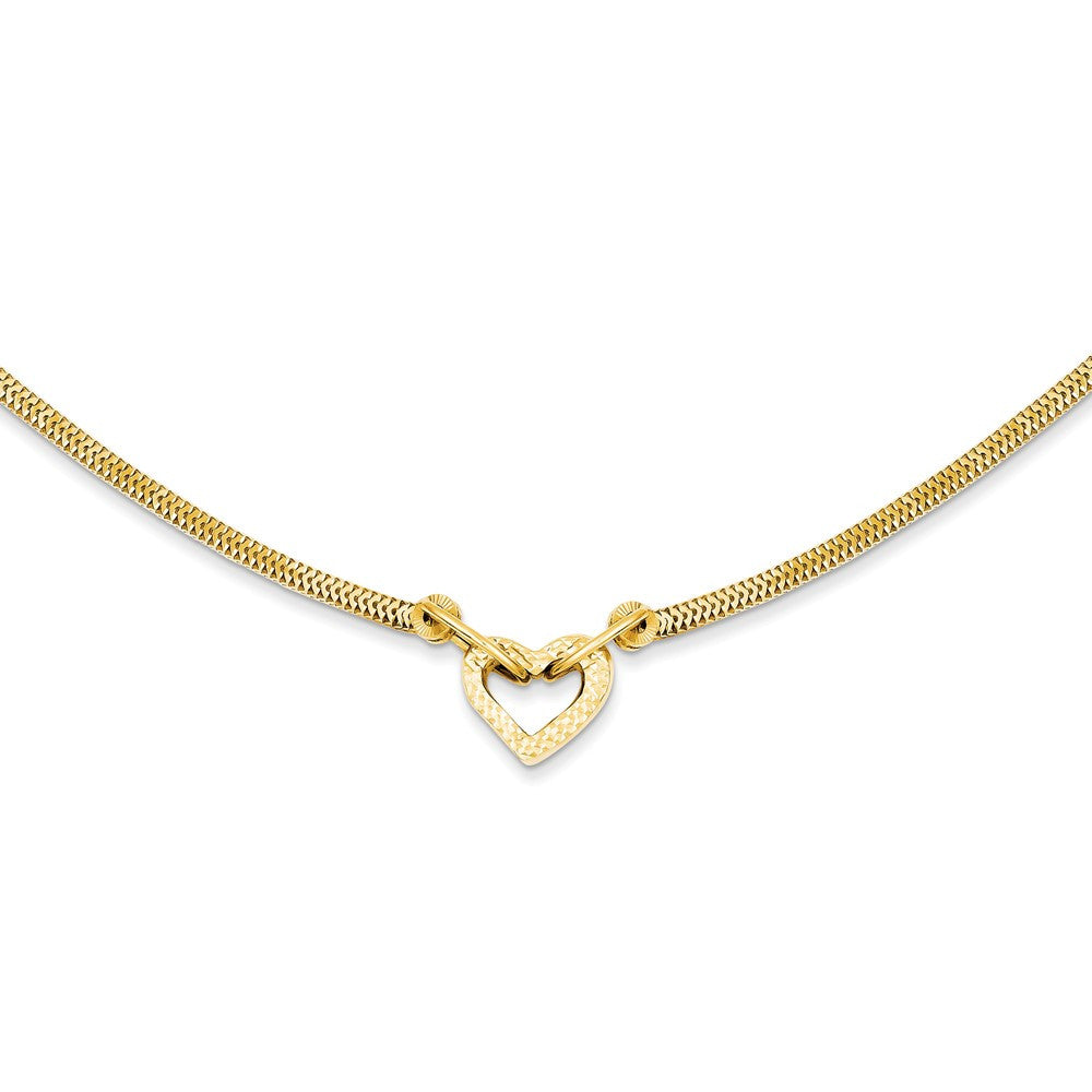 Necklaces,Franco,Themed Necklace,Gold,Yellow,14K,16 in,3 mm,12 mm,12 mm,Lobster,2 in,Diamond-cut,Fancy