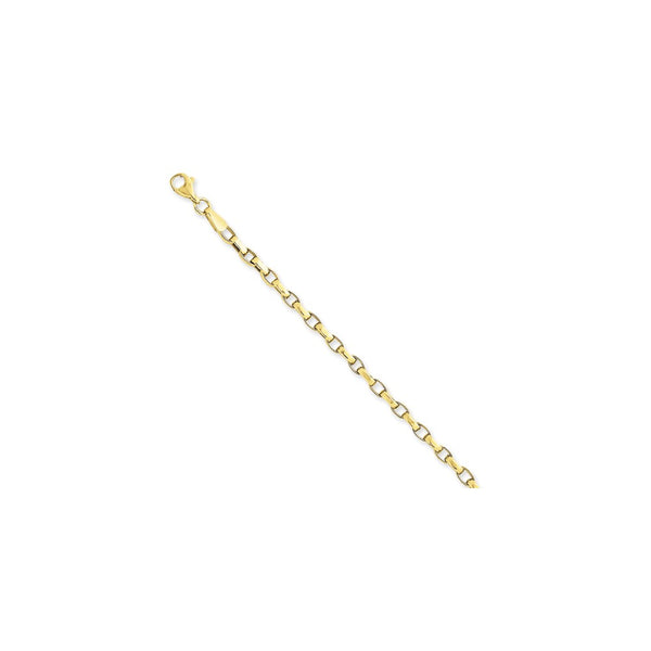 Polished,14K Yellow Gold,Fancy Lobster Clasp