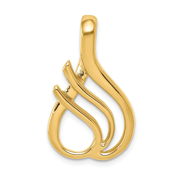 Casted,Polished,14K Yellow Gold,Fits Up to 4mm Regular,Fits Up to 6mm Fancy