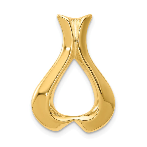 Solid,Casted,Polished,14K Yellow Gold,Fits Up to 2mm Regular,Fits Up to 3mm Fancy