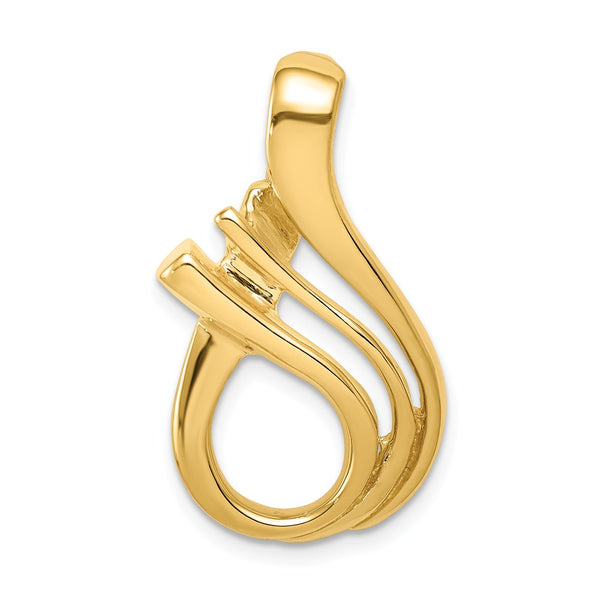 Solid,Casted,Polished,14K Yellow Gold,Fits Up to 5mm Regular,Fits Up to 6mm Fancy