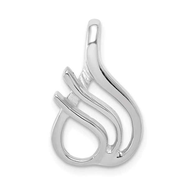 Solid,Casted,Polished,14K White Gold,Fits Up to 2mm Regular,Fits Up to 4mm Fancy