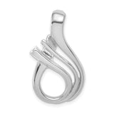 Solid,Casted,Polished,14K White Gold,Fits Up to 5mm Regular,Fits Up to 6mm Fancy