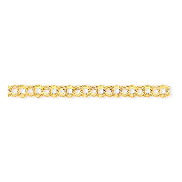 Diamond Cut,14K Yellow Gold,Hollow,Lobster Clasp