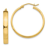 Earrings,Hoop,Gold,Yellow,14K,28 mm,4 mm,Pair,Wire & Clutch,Hoop,Between $200-$400