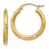 Earrings,Hoop,Gold,Yellow,14K,16 mm,2.5 mm,Pair,Wire & Clutch,Hoop,Between $100-$200