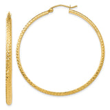 Earrings,Hoop,Gold,Yellow,14K,46 mm,2.8 mm,Wire & Clutch,Hoop,Between $200-$400