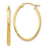 Earrings,Hoop,Gold,Yellow,14K,18 mm,2.5 mm,Pair,Wire & Clutch,Hoop,Between $100-$200