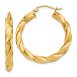 Earrings,Hoop,Gold,Yellow,14K,31 mm,4 mm,Wire & Clutch,Hoop,Between $200-$400