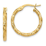 Earrings,Hoop,Gold,Yellow,14K,19 mm,2 mm,Wire & Clutch,Hoop,Between $100-$200