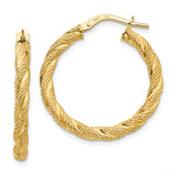 Earrings,Hoop,Gold,Yellow,14K,32 mm,3 mm,Wire & Clutch,Hoop,Between $100-$200