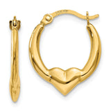 Earrings,Shrimp / Creole,Gold,Yellow,14K,16 mm,13 mm,2 mm,Wire & Clutch,Hoop,Under $100