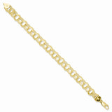 Solid,Polished,14K Yellow Gold,Box Chain