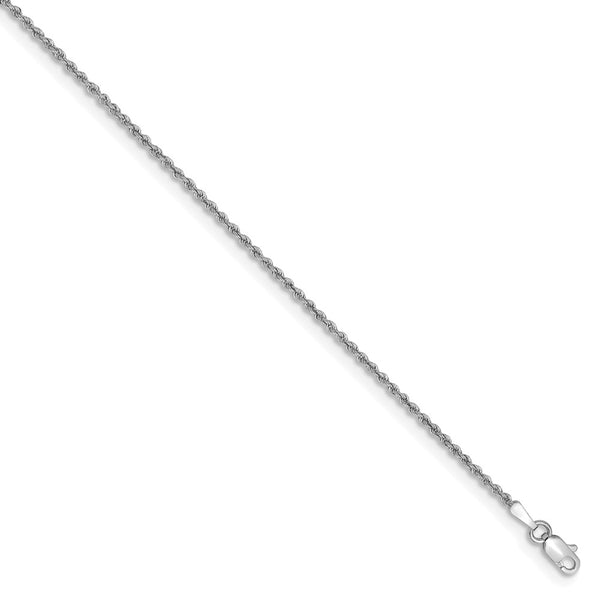 Solid,14K White Gold,Lobster Clasp