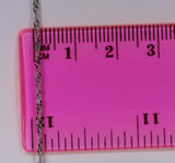 14K White Gold Singapore Necklace