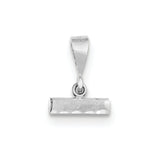 Solid,Casted,Diamond Cut,Satin,14K White Gold