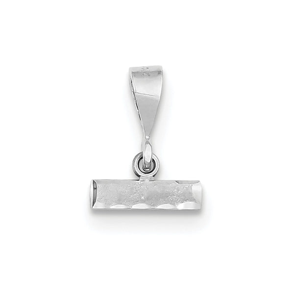 Solid,Casted,Diamond Cut,Satin,14K White Gold