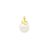 Polished,14K Yellow Gold,Freshwater Cultured Pearl