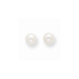 Jewelry,Earrings,Ball,Gold,Yellow,14K,3 to 4 mm (range),3 to 4 mm (range),3-4 mm,Pair,Post & Push Back,Pearl,Freshwater,Cultured,Bleaching,White,Freshwater Cultured,Ball/Post/Stud