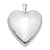 Polished,14K White Gold,Not Engraveable By QG,Textured,Holds 2 Photos