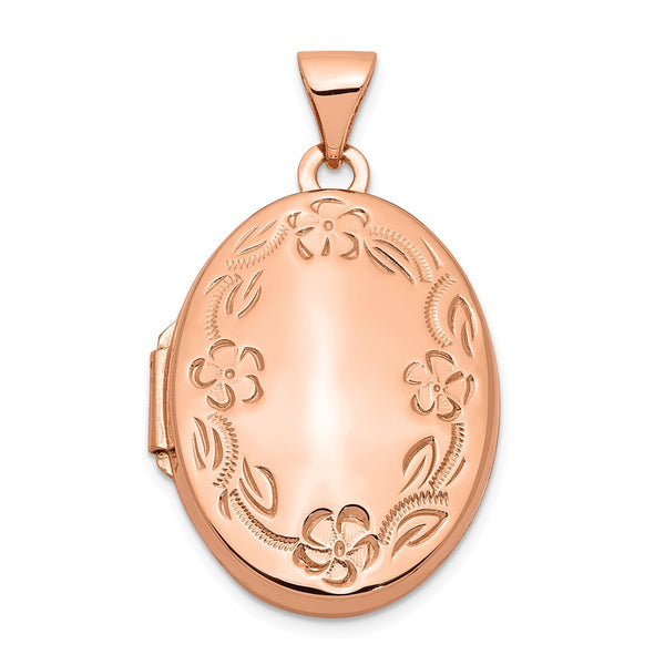 14K Yellow Gold Rose Gold,Not Engraveable By QG,Holds 2 Photos