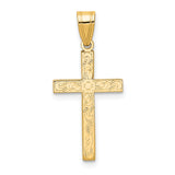 Solid,Polished,14K Yellow Gold,Stamped,Not Engraveable By QG,Satin Back