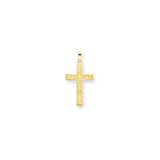 Solid,Polished,14K Yellow Gold,Stamped,Not Engraveable By QG,Satin Back