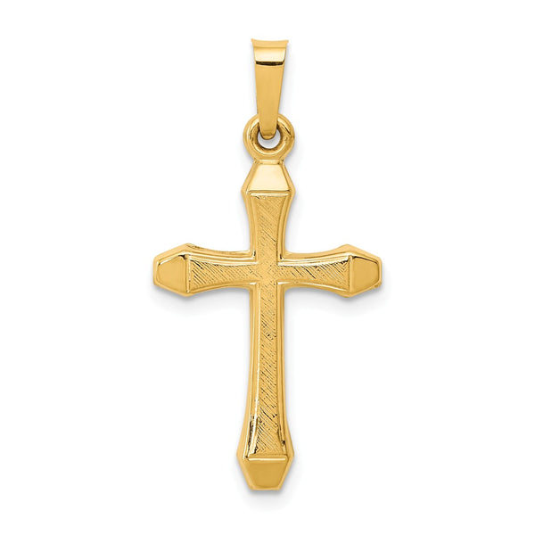 Solid,Polished,14K Yellow Gold,Textured