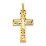 Solid,Polished,14K Yellow Gold,Textured