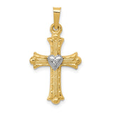 Solid,Casted,14K Yellow Gold,Diamond,Textured,Polished & Satin