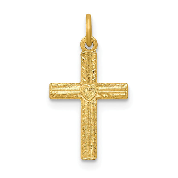 Solid,Polished,Die Struck,14K Yellow Gold,Flat Back