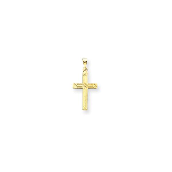 Solid,Polished,14K Yellow Gold,Not Engraveable,Satin Back