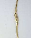 14K Yellow Gold Omega Necklace
