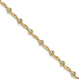 Polished,14K Yellow Gold,Lobster Clasp