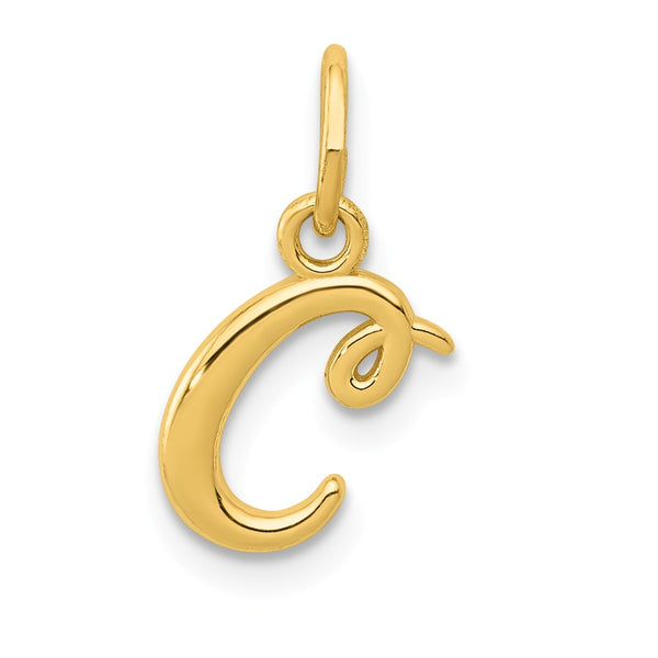 Polished,14K Yellow Gold,Textured Back