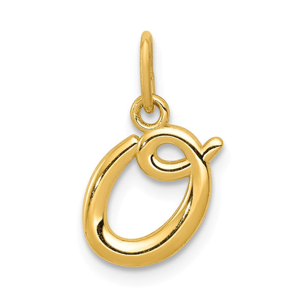 Polished,14K Yellow Gold,Textured Back