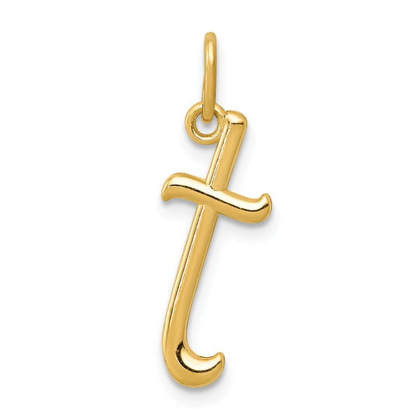 Polished,14K Yellow Gold,Textured Back