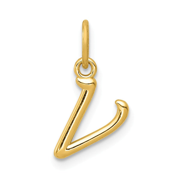 Polished,14K Yellow Gold,Textured Back