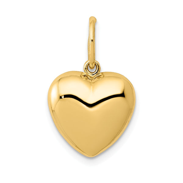 Polished,3-D,14K Yellow Gold,Hollow