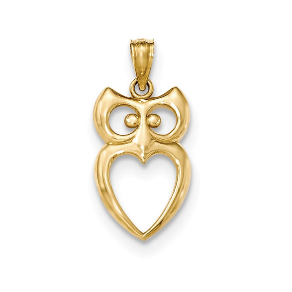 Polished,14K Yellow Gold,Cut-Out